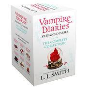 Vampire Diaries Stefan's Diaries box set by L. J. Smith, hardcover collection of books 1-6 including Origins and Bloodlust.