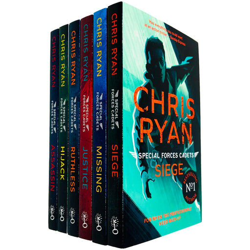 Special Forces Cadets Series Books 1 - 6 Collection Set by Chris Ryan (Siege, Missing, Justice, Ruthless, Hijack & Assassin) - The Book Bundle
