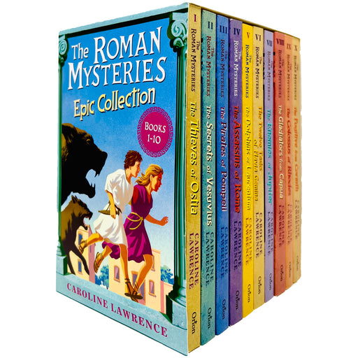 The Roman Mysteries Epic 10 Books Collection Box Set (Books 1 - 10) by Caroline Lawrence - The Book Bundle