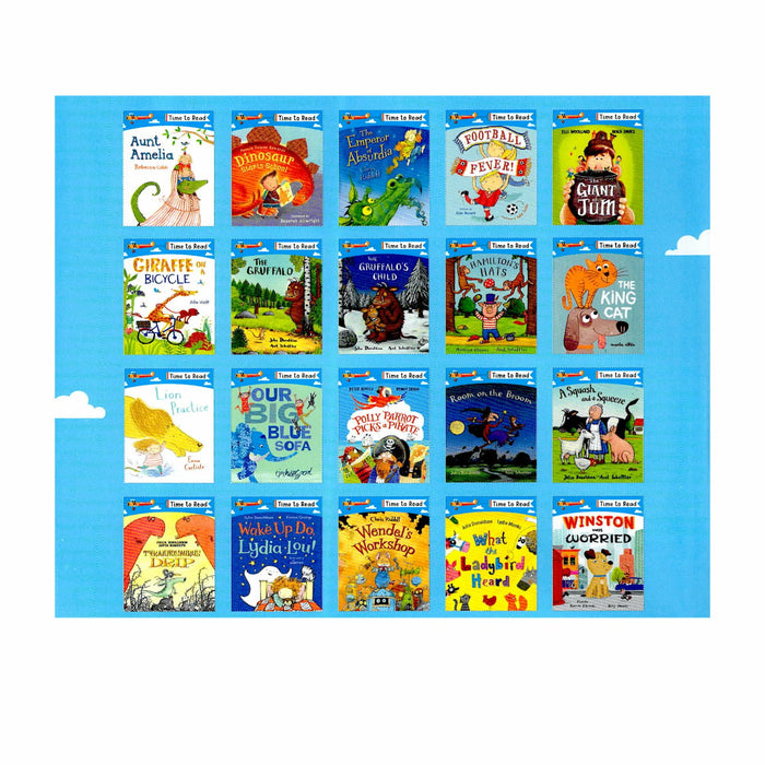 Time to Read Series Early Readers 20 Books Collection Set (Dinosaur Starts School) NEW - The Book Bundle