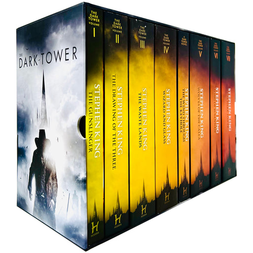 The Dark Tower Series Complete 8 Books Collection Box Set by Stephen King (Gunslinger, Waste Lands, Wizard and Glass, Wolves of the Calla & MORE!) - The Book Bundle