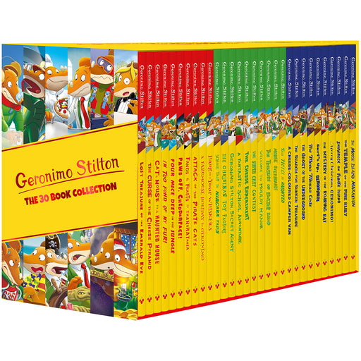 Geronimo Stilton Series 1,2 and 3: 30 Books Collection Set - The Book Bundle