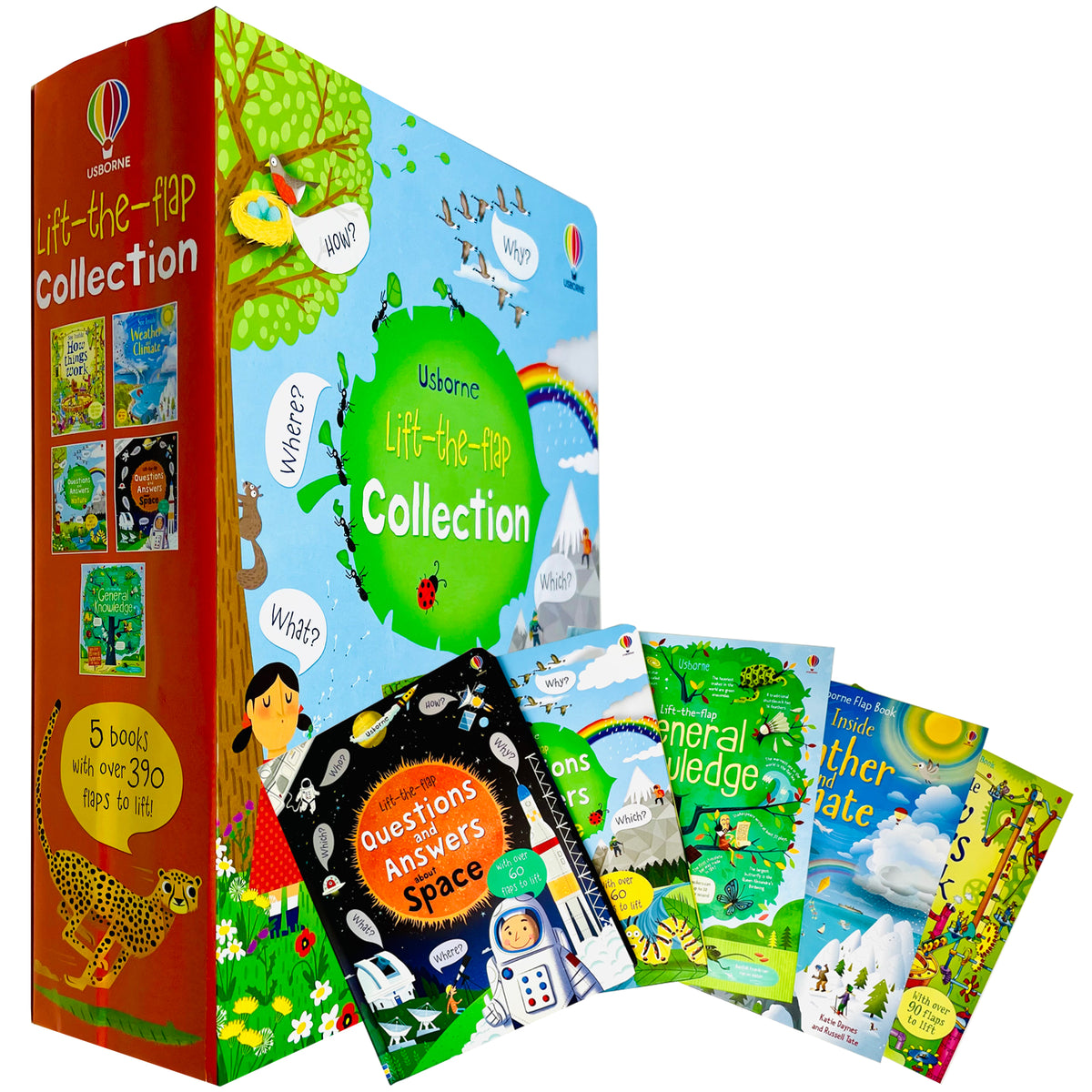 Usborne Lift-the-Flap Collection 5 Books Set by Katie Daynes (How Thin ...