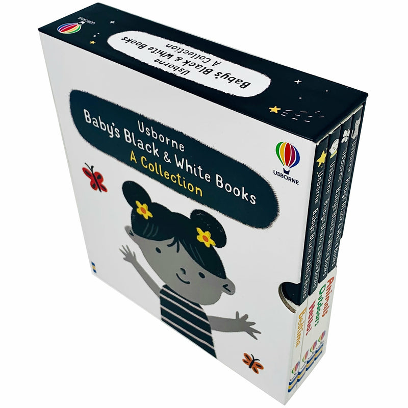 Usborne Baby's Black & White Books A Collection - The Book Bundle