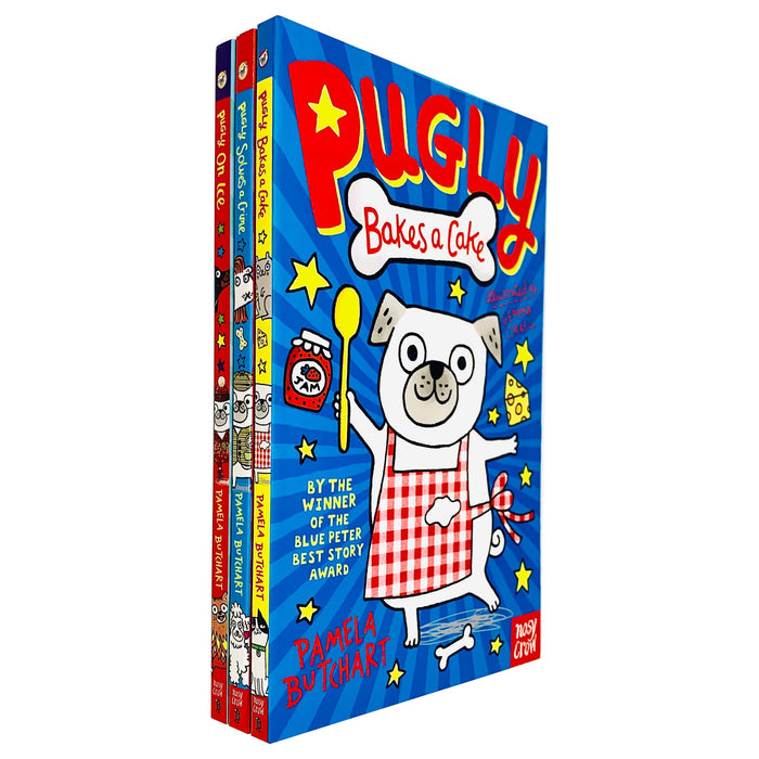 Pugly Pamela Butchart Collection 3 Books Set (Pugly Bakes a Cake) - The Book Bundle