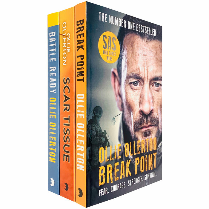 Ollie Ollerton Collection 3 Books Set Battle Ready, Scar Tissue & Break Point - The Book Bundle