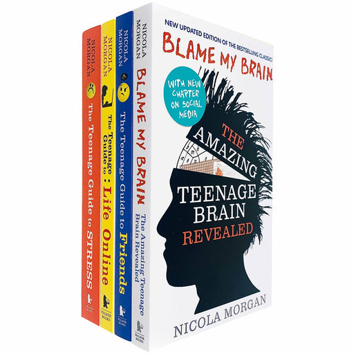 Nicola Morgans Teenage Guide 4 Books Collection Set Guide to Friends, Stress,  Brain and The Teenage - The Book Bundle