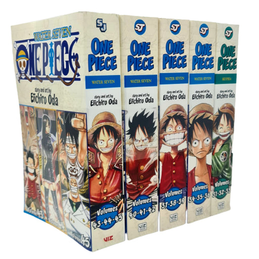 One Piece (3-in-1) Water Seven Series (Vol 11-15) Eiichiro Oda 5 Books Set  New - The Book Bundle