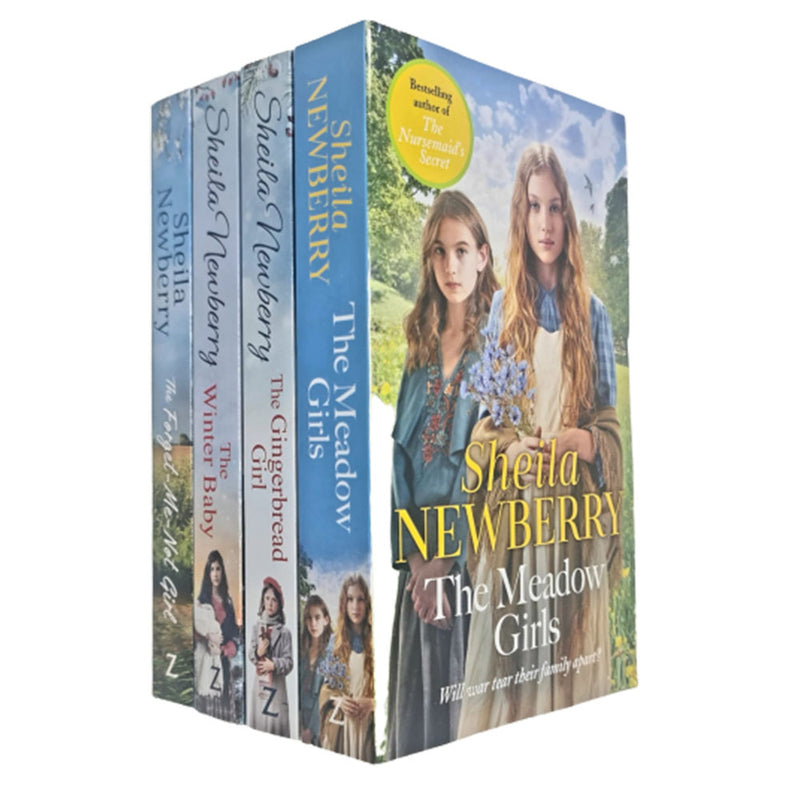 Sheila Newberry 4 Books Collection Set Winter Baby, Gingerbread Girl ,Meadow Girls, Forget-Me-Not Girl - The Book Bundle