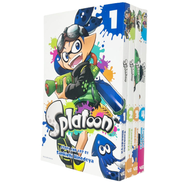 Splatoon Series By Sankichi Hinodeya 8 Books Collection 1-8 NEW - The Book Bundle
