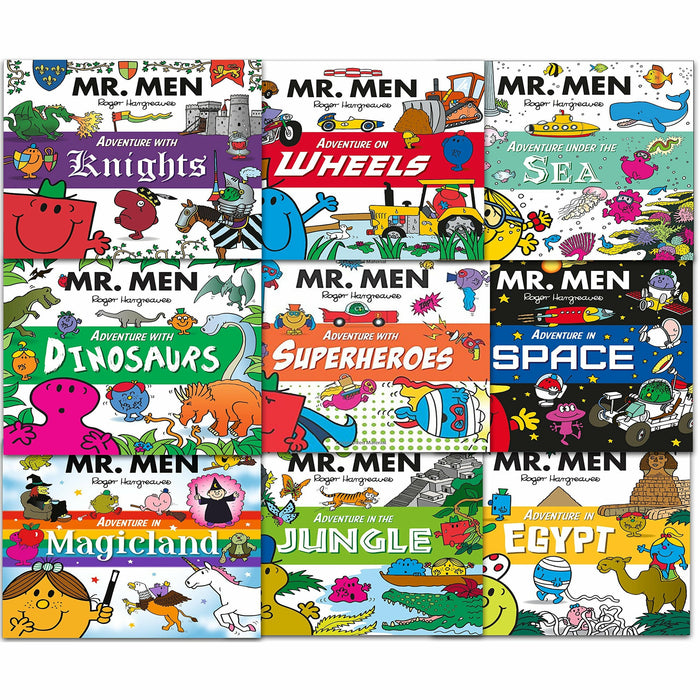 Mr Men and Little Miss Adventures Collection 9 Books Set By Roger Hargreaves - The Book Bundle
