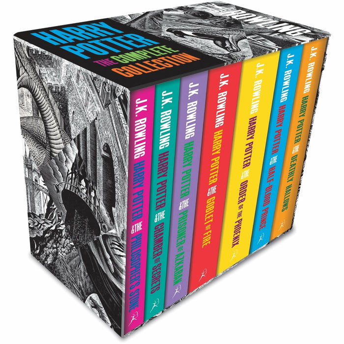 Harry Potter Boxed Set: The Complete Collection Contains: Philosopher's Stone, Chamber of Secrets, Prisoner of Azkaban, Goblet ... Phoenix - The Book Bundle