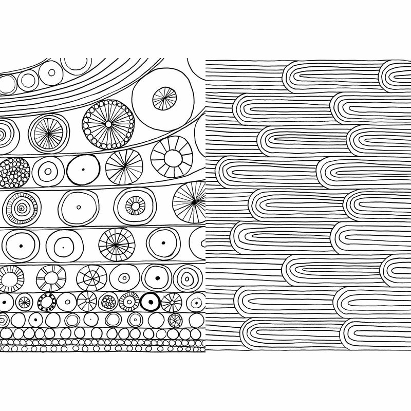 Emma Farrarons' Boxtree mindfulness coloring book featuring intricate designs for stress relief and relaxation in paperback format.