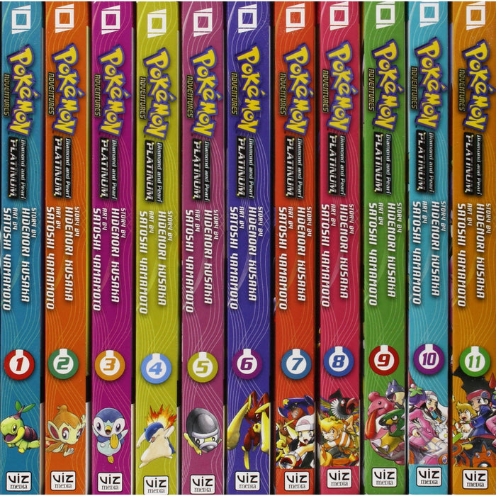 Pokemon Adventures Diamond & Pearl Platinum Box Set 1-11 - The Book Bundle