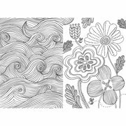Emma Farrarons The Mindfulness Colouring Book, paperback with intricate coloring pages for stress relief and relaxation.