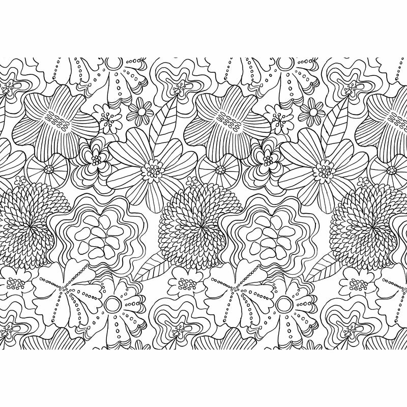 Emma Farrarons' The Mindfulness Colouring Book, a paperback anti-stress art therapy book with intricate designs for relaxation.