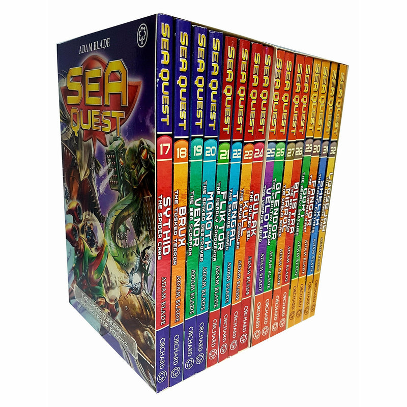 Sea Quest Series 1-8 Adam Blade Collection 32 Books Set - The Book Bundle