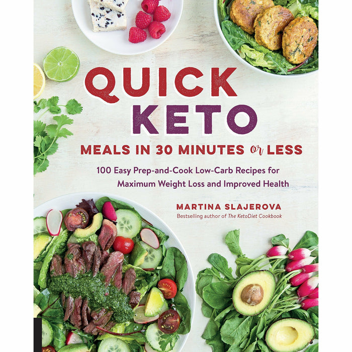 Sweet and Savory Fat Bombs, KetoDiet Cookbook and Quick Keto Meals in 30 Minutes or Less 3 Books Collection Set - The Book Bundle