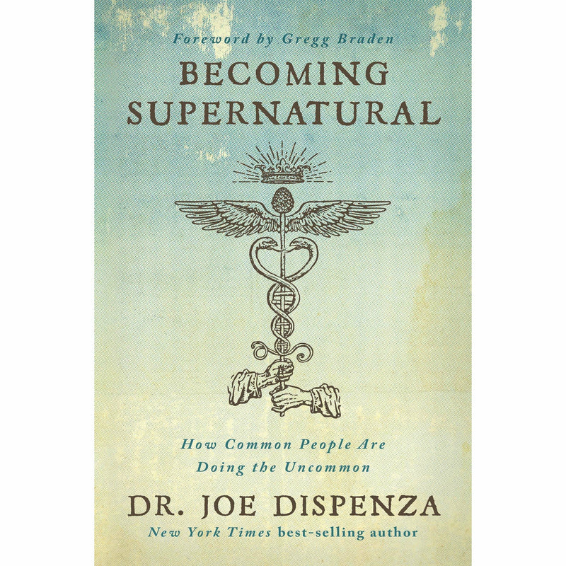 Set of three Joe Dispenza books: Becoming Supernatural, You Are The Placebo, and more, in paperback by Hay House.