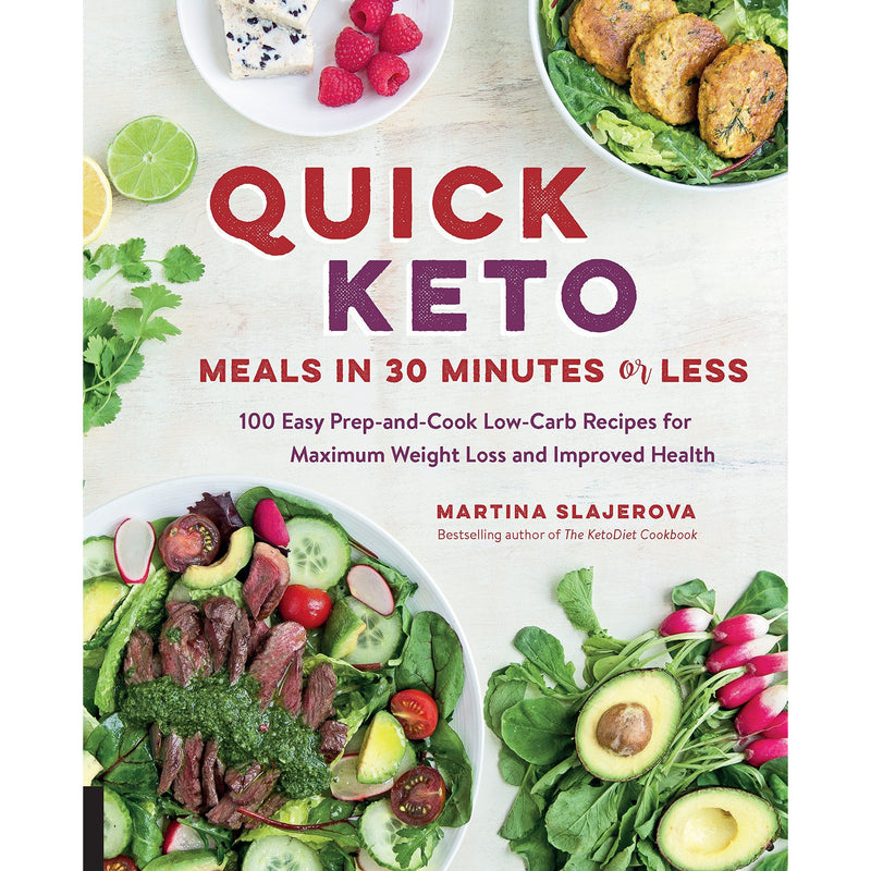 Martina Slajerova 2 Books Collection Set - Quick Keto Meals in 30 Minutes or Less,The KetoDiet Cookbook - The Book Bundle