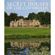 Two hardcover books from the Secret Gardens and Secret Houses of the Cotswolds collection by Jeremy, Barbara, and Victoria Summerley.