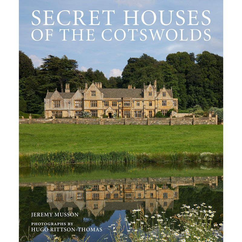 Two hardcover books from the Secret Gardens and Secret Houses of the Cotswolds collection by Jeremy, Barbara, and Victoria Summerley.