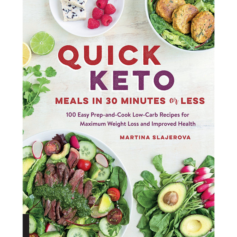 Keto Diet, Quick Keto Meals in 30 Minutes or Less, Beginner's KetoDiet Cookbook, Keto Crock Pot, Complete KetoFast 5 Books Collection Set - The Book Bundle