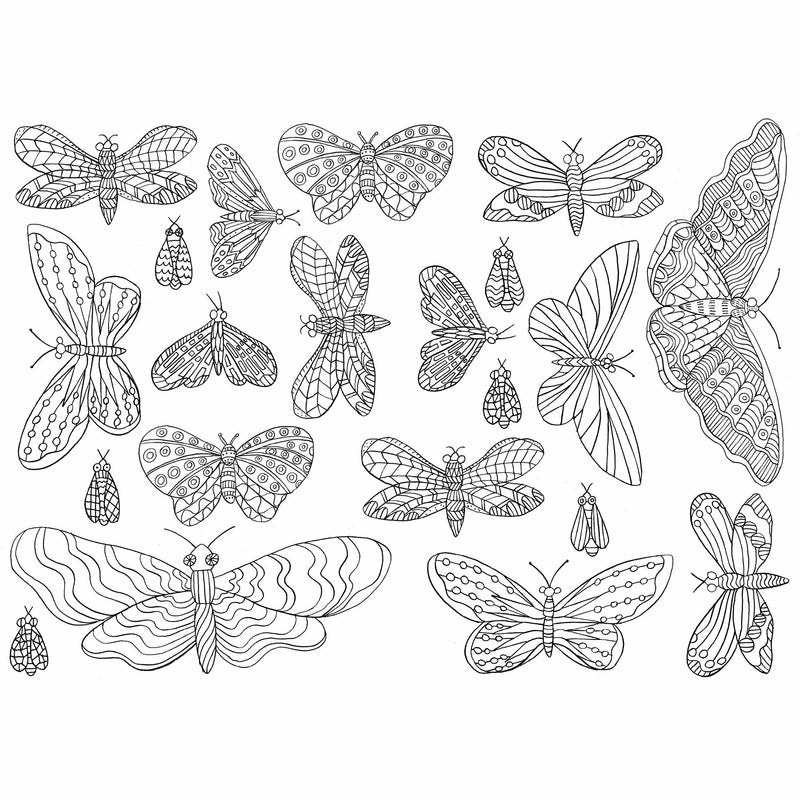 Emma Farrarons' The Mindfulness Colouring Book, a paperback anti-stress art therapy book with intricate coloring pages.