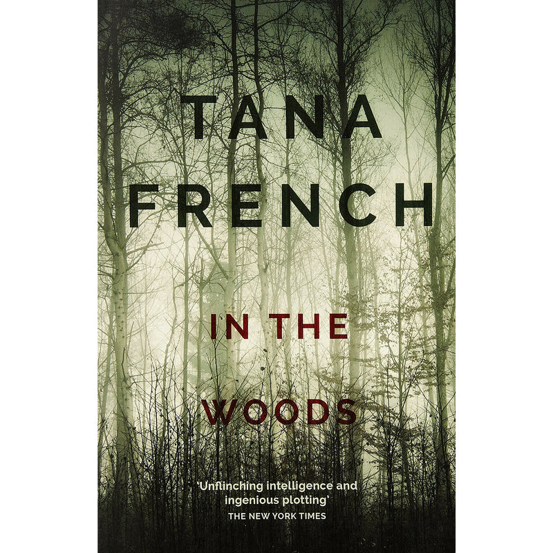 Dublin Murder Squad Series 7 books set by Tana French, including The Searcher, in Hodder Paperbacks edition on a bookshelf.