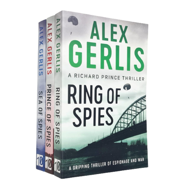 The Richard Prince Thriller Series Collection 1-3 By Alex Gerlis 3 Books Set (Ring,Sea,Prince of Spies) - The Book Bundle
