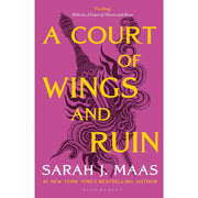 Three paperback books from the "A Court of Thorns and Roses" collection by Sarah J. Maas, featuring colorful cover art.