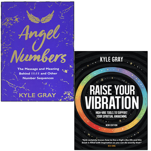 Kyle Gray 2 Books Collection Set (Angel Numbers, Raise Your Vibration (New Edition) - The Book Bundle
