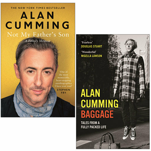 Alan Cumming Collection 2 Books Set Not My Father's Son, Baggage - The Book Bundle