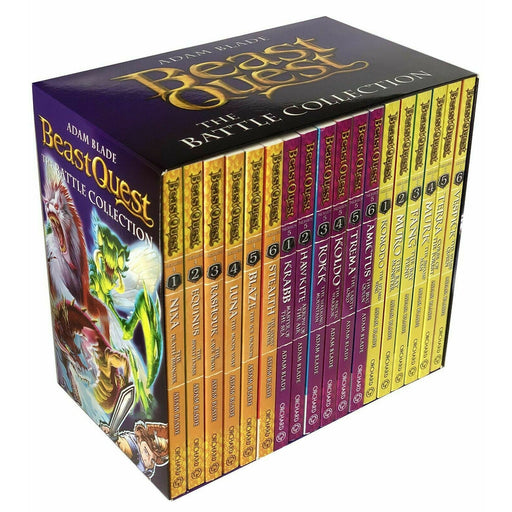 Beast Quest Series 4-6 Collection 18 Books Set By Adam Blade Paperback NEW - The Book Bundle