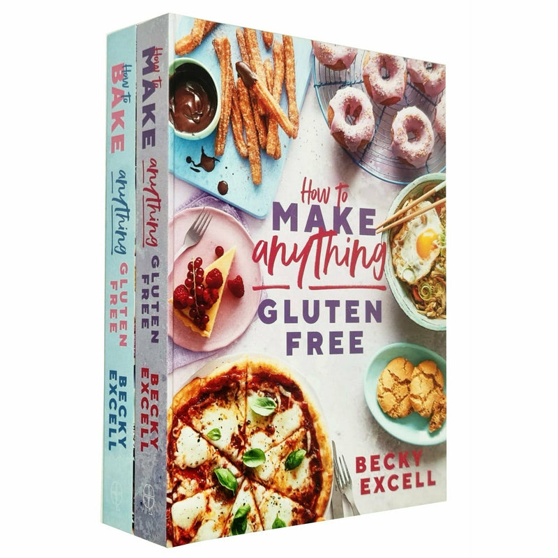 How to Bake Anything Gluten Free:  Over 100 Recipes for Everything from By Becky Excell 2 Books Set (Cakes, Home) - The Book Bundle