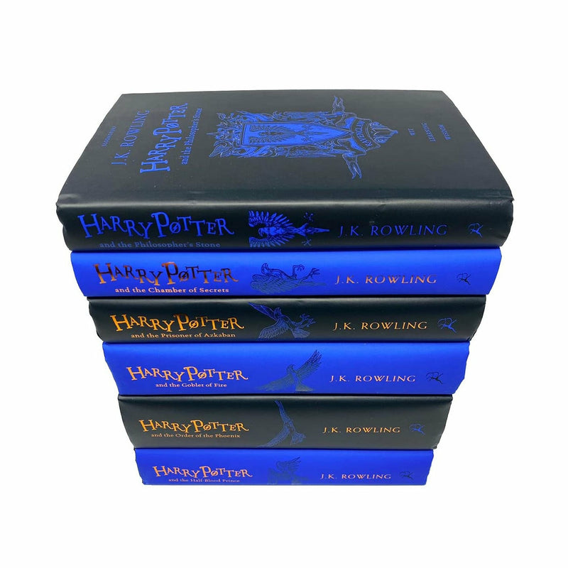 Harry Potter Ravenclaw Edition 5 Books Collection Set By J.K. Rowling PB NEW - The Book Bundle
