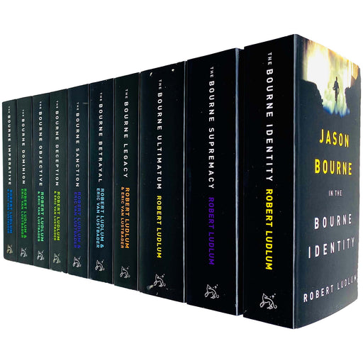 Jason Bourne Series Books 1 - 10 Collection Set by Robert Ludlum (Identify, Supremacy) - The Book Bundle