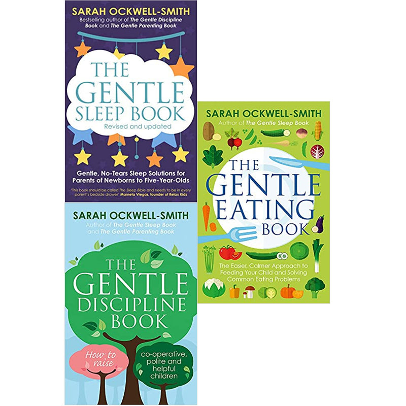 Sarah Ockwell-Smith 3 Book Collection Set The Gentle Series (Eating,Sleep ) - The Book Bundle