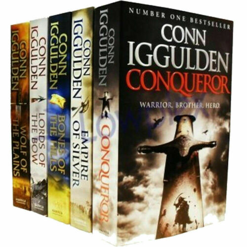 Conn Iggulden Series 5 Books Collection Set Wolf of the Plains,Lords of the Bow - The Book Bundle