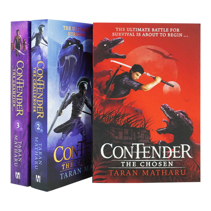 Contender Series 3 Books Collection Set by Taran Matharu (The Chosen, The Challenger & The Champion) - The Book Bundle