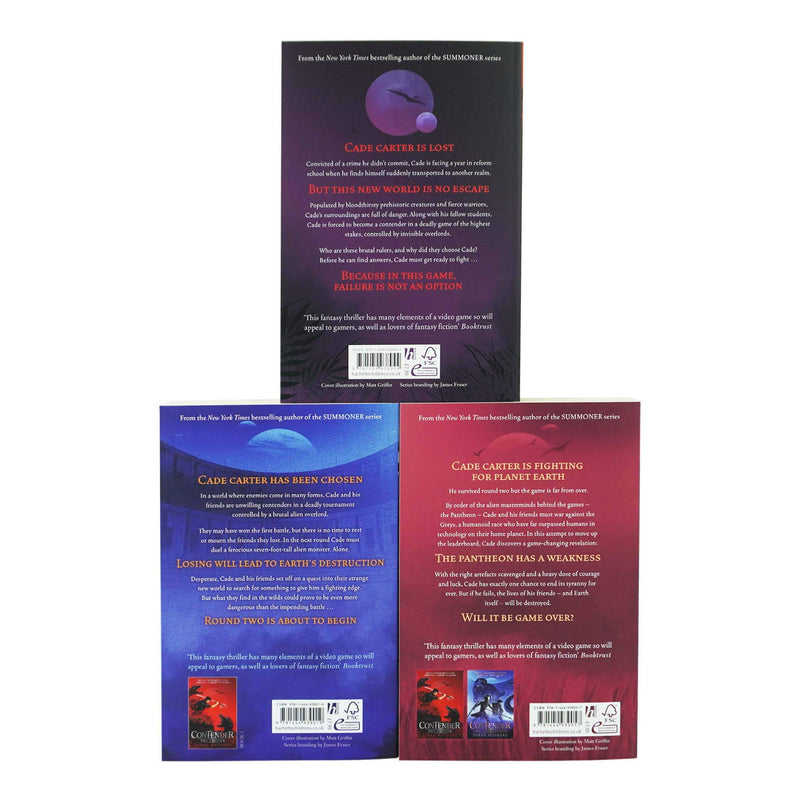 Contender Series 3 Books Collection Set by Taran Matharu (The Chosen, The Challenger & The Champion) - The Book Bundle