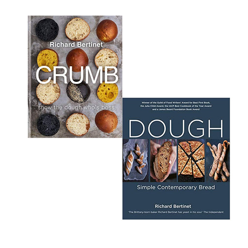 Crumb Show The Dough Who's Boss [Hardcover], Dough 2 Books Collection Set By Richard Bertinet - The Book Bundle