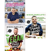 Miguel Barclay 3 Books Collection Set (One Pound Meals ,Vegan ,Storecupboard) - The Book Bundle