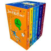 Six-book children’s collection by David Walliams, including Boy in the Dress, Mr Stink, and Billionaire Boy, published by HarperCollins.