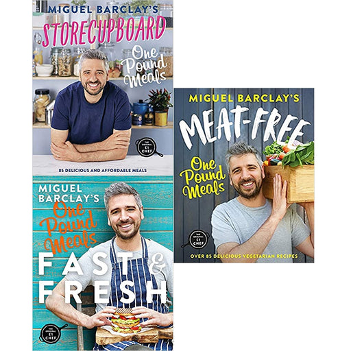 Miguel Barclay 3 Books Collection Set (FAST & FRESH,Meat-Free,Storecupboard) - The Book Bundle