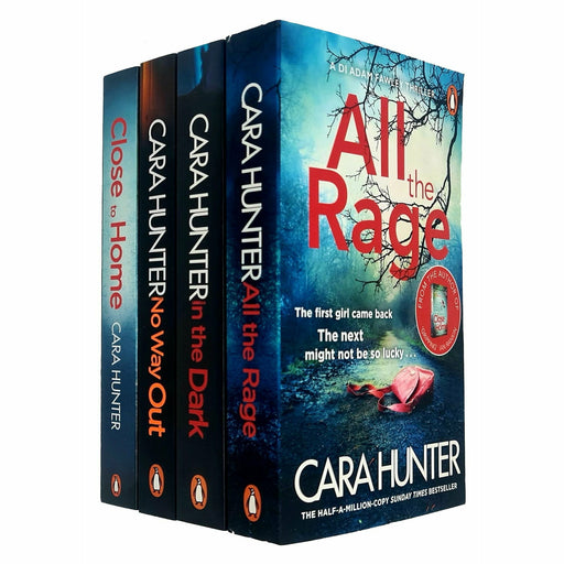 DI Fawley Series 4 Books Collection Set By Cara Hunter (Close to Home, In The Dark, No Way Out, All the Rage) - The Book Bundle