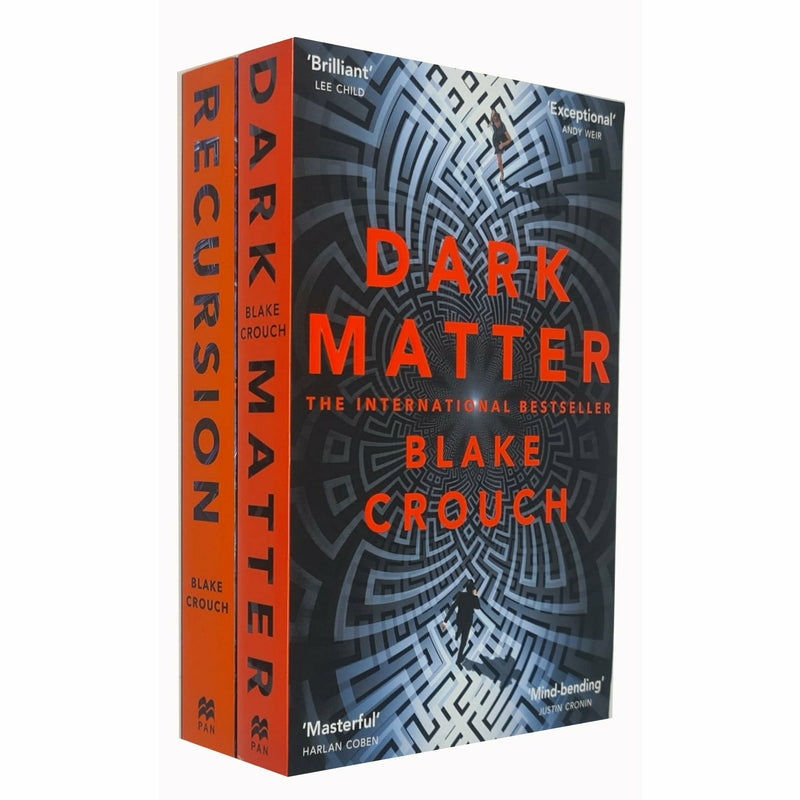 Paperback collection of Blake Crouch's Recursion and Dark Matter books, featuring their covers side by side.