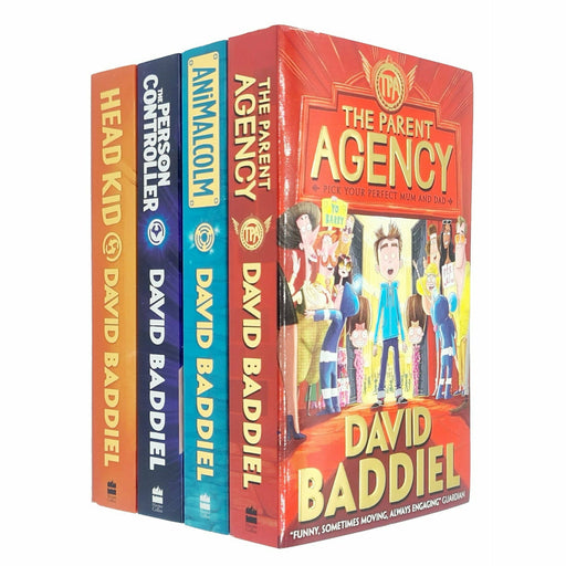 David Baddiel 4 Books Collection Set Person Controller Head Kid AniMalcolm  Parent Agency - The Book Bundle