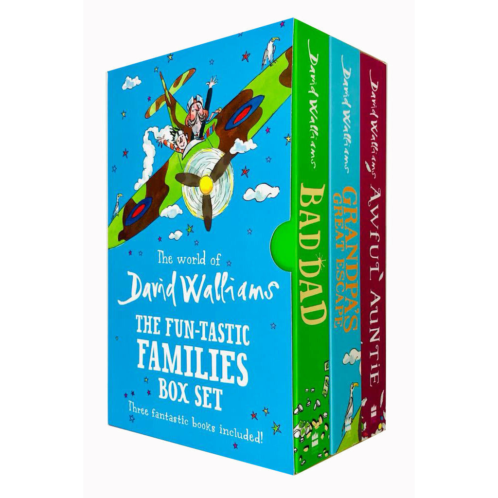The World of David Walliams: Fun-Tastic Families 3 Books