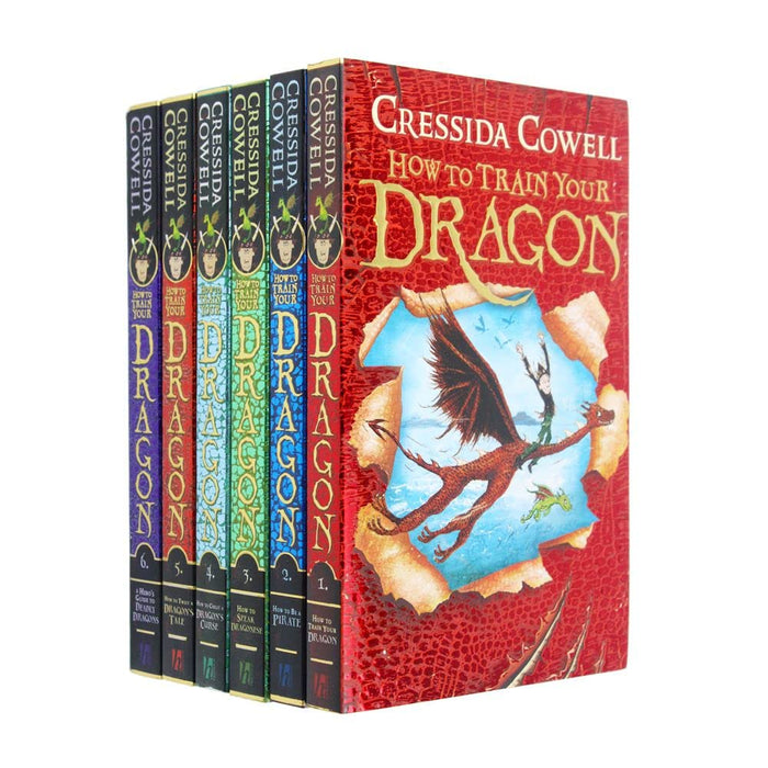 How To Train Your Dragon 6 Books Collection- 1 to 6 By ‎Cressida Cowell NEW - The Book Bundle